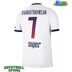 Paris Saint-Germain Khvicha Kvaratskhelia #7 Bortatröja 2026-27 Kortärmad